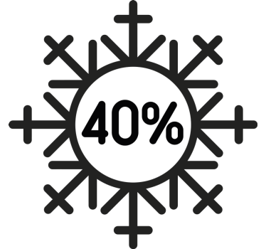 Sneeuwvlok aanbieding korting sticker - TenStickers