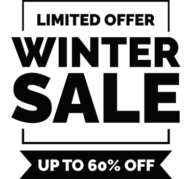 Winter beperkte aanbieding korting sticker - TenStickers
