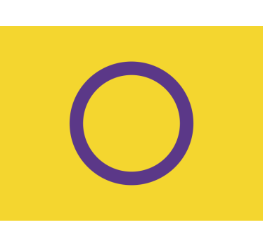 Intersekse vlag autosticker - TenStickers