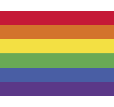 Lgbtq-vlag autosticker - TenStickers