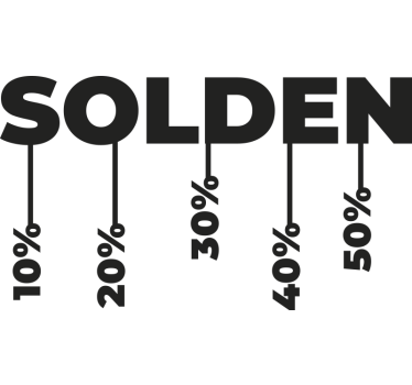 Hangende kortingen korting sticker - TenStickers