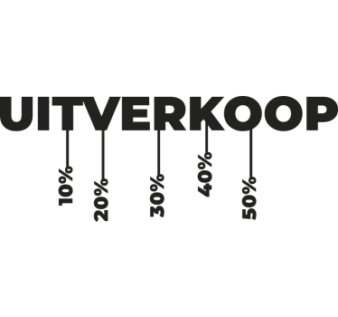 Hangende kortingen korting sticker - TenStickers