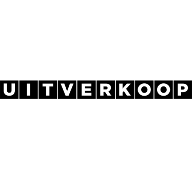 Promotietekst korting sticker - TenStickers