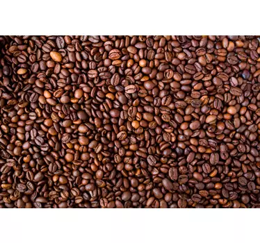 Muursticker koffiebonen plaatje - TenStickers