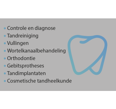 Doorschijnende lijm gepersonaliseerde diensten etalage sticker - TenStickers