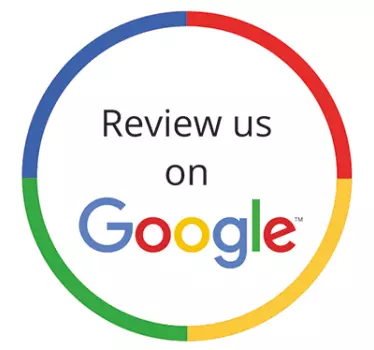 Raamsticker voor winkels Google Review - TenStickers