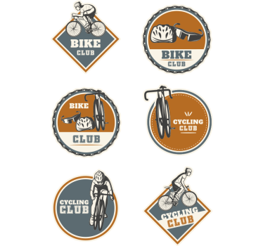 Ontwerp van fietsdecor fiets sticker - TenStickers