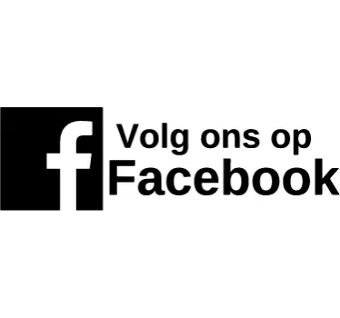 Raamsticker volg ons op Facebook - TenStickers