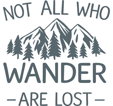 Citaat van een nomadenreiziger caravan sticker - TenStickers