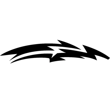 Lineair snelheidsontwerp autosticker - TenStickers