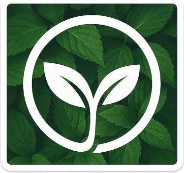 Aangepast logo verlaat achtergrond autosticker - TenStickers