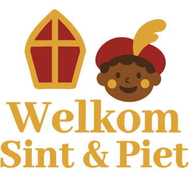 Welkom sint & piet raamsticker etalage sticker - TenStickers