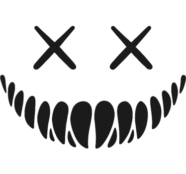 Autosticker xx ogen glimlach - TenStickers