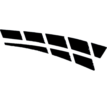 Autosticker monokleurige abstracte strepen - TenStickers