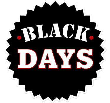 Black friday sticker circulaire Black Days - TenStickers