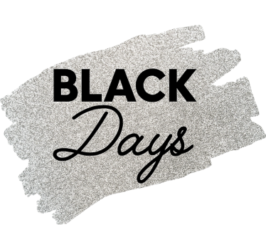 Black friday sticker grijze Black Days - TenStickers