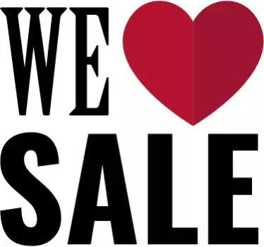 Winkel sticker we love sale - TenStickers