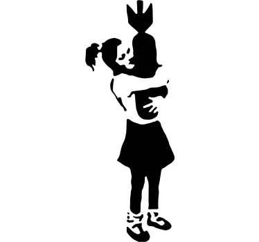Banksy sticker - TenStickers