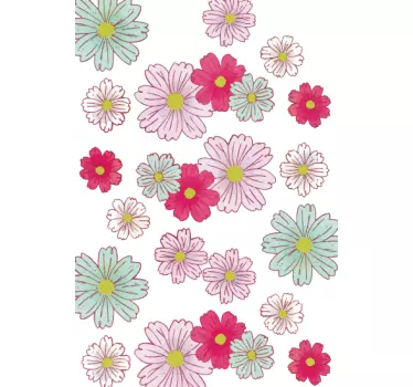 Sierlijke sticker voor raam - TenStickers