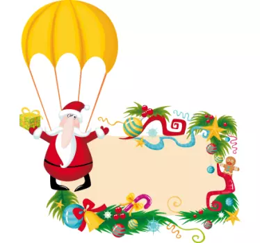 Kertman parachute sticker - TenStickers