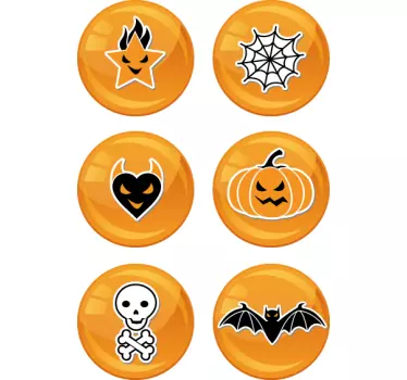 Sticker set figuren halloween - TenStickers
