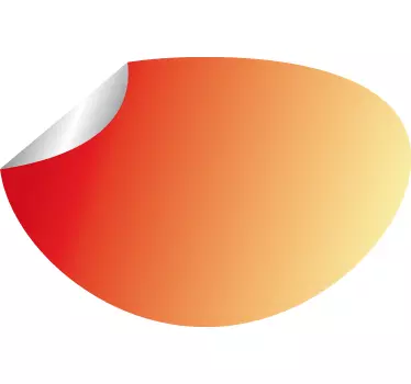 Sticker rode cirkel promotie - TenStickers