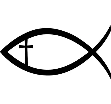 Autosticker Ichthus vis - TenStickers