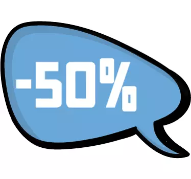 Sticker uitverkoop koopjesperiode - TenStickers