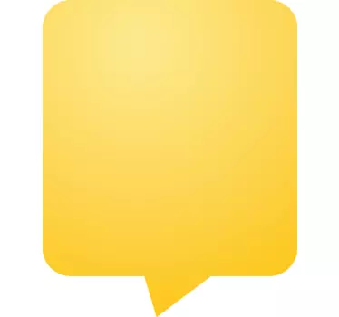 Sticker tekstballon vierkant winkel - TenStickers