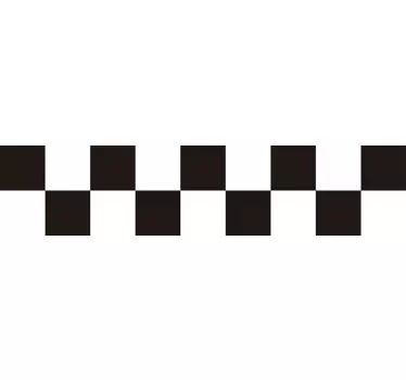 Geruite vlag sport zelfklevende sticker - TenStickers