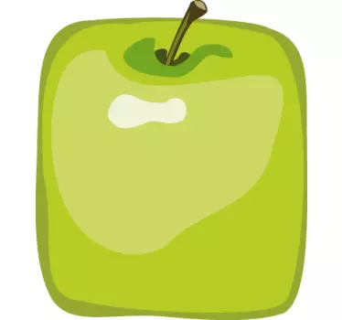 Sticker appel promotie fruitwinkel - TenStickers