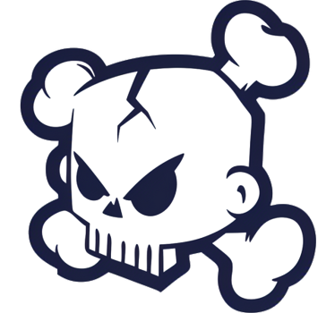Autosticker crossbones logo - TenStickers