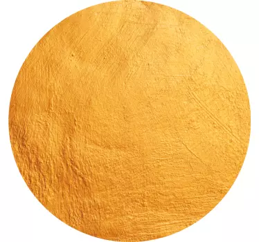 Woonkamer muursticker gouden rondjes - TenStickers