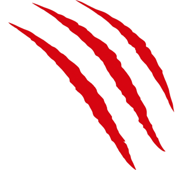 Autosticker rode krassen - TenStickers