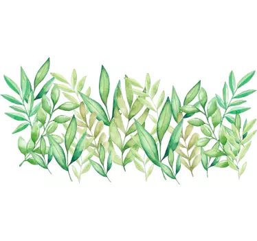 Groene hoofdeinde sticker - TenStickers