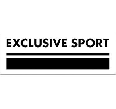 Autosticker exclusieve sportriemen - TenStickers