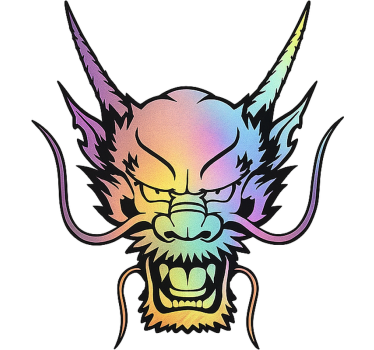 Autosticker multicolor ontwerp - TenStickers