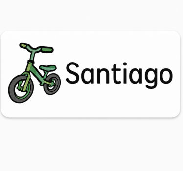 Fiets sticker eigenaar markering - TenStickers