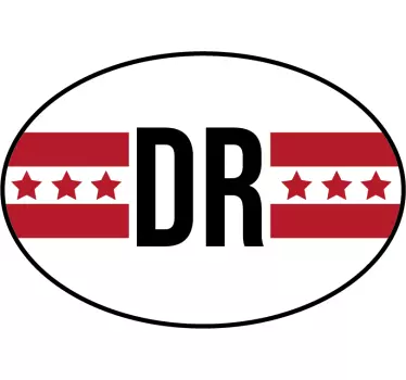 Autostickers vlag Drenthe - TenStickers