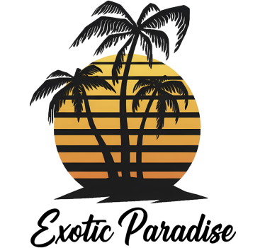 Camper sticker exotische paradijszonsondergang - TenStickers