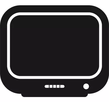 Krijtbord sticker televisie - TenStickers