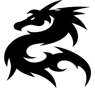 Autosticker mythisch draken fantasie ontwerp - TenStickers