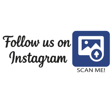 Sticker kleurrijke instagram qr-code - TenStickers