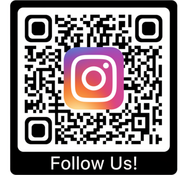 Sticker zwarte lijst instagram qr - TenStickers