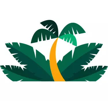 Muurstickers slaapkamer palmboompje stop contact - TenStickers