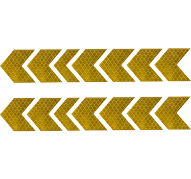 Gepersonaliseerde sticker chevronpatroon decals - TenStickers
