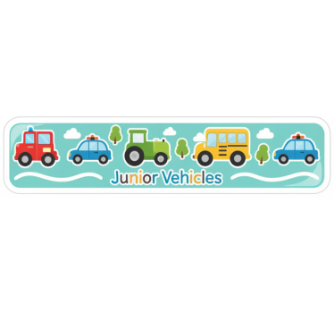 Fiets sticker junior voertuigen - TenStickers