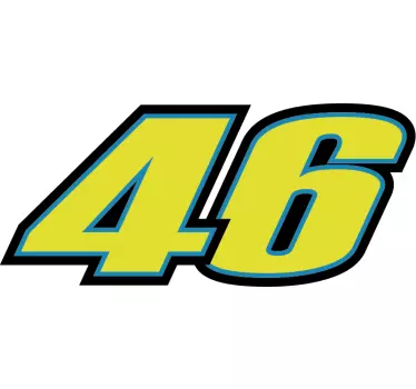 Rossi motor nummer huawei sticker - TenStickers
