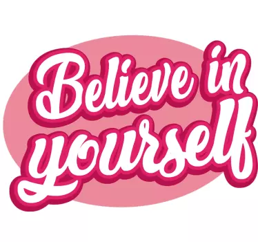 Motiverende tekst iPhone sticker - TenStickers