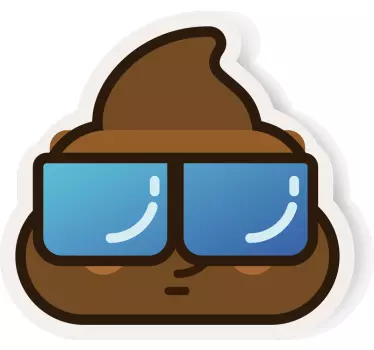 drol emoji iPhone sticker - TenStickers